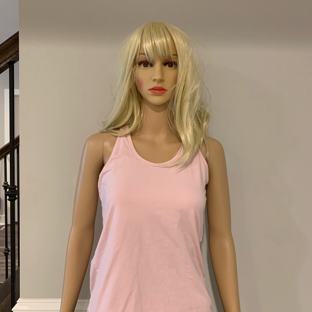 Marika Sleeveless Scoopneck tank with built in sports bra Racerback Style